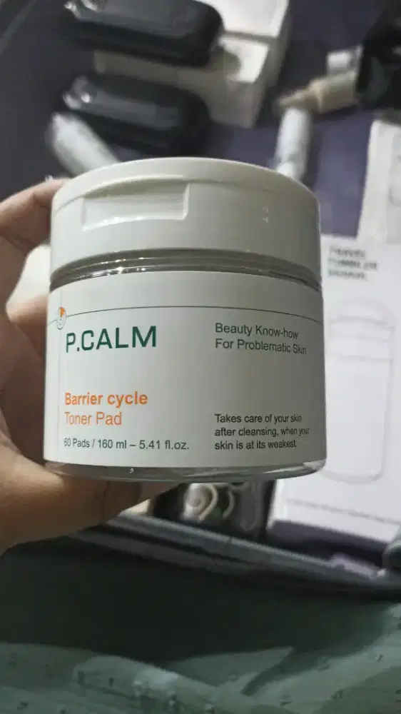 P.CALM BARRIER CYCLE TONER PAD 60PADS NO BOX