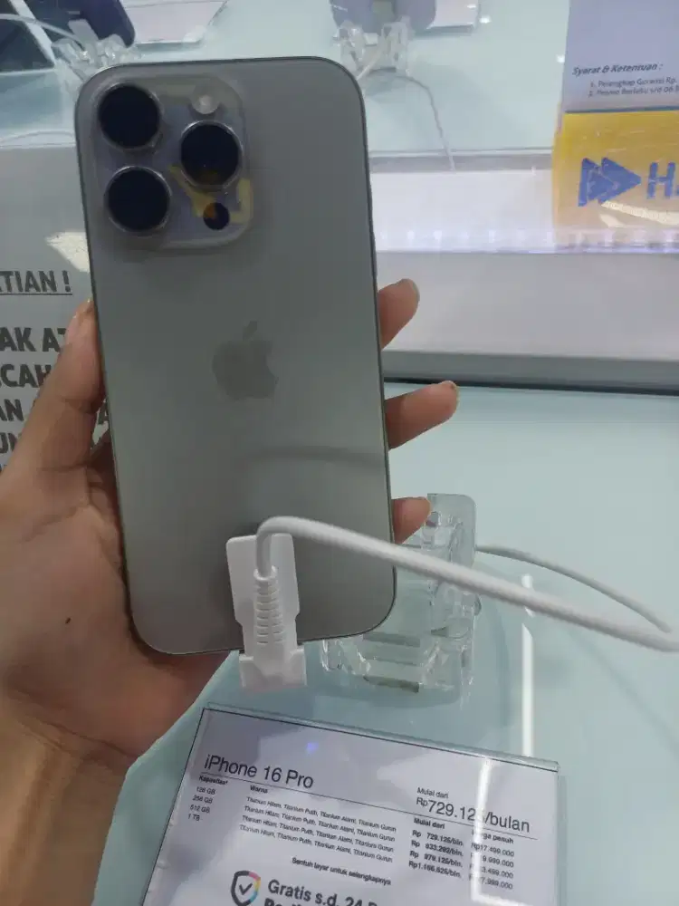 Cicilan tanpa kartu kredit DP 0% Iphone 16 pro