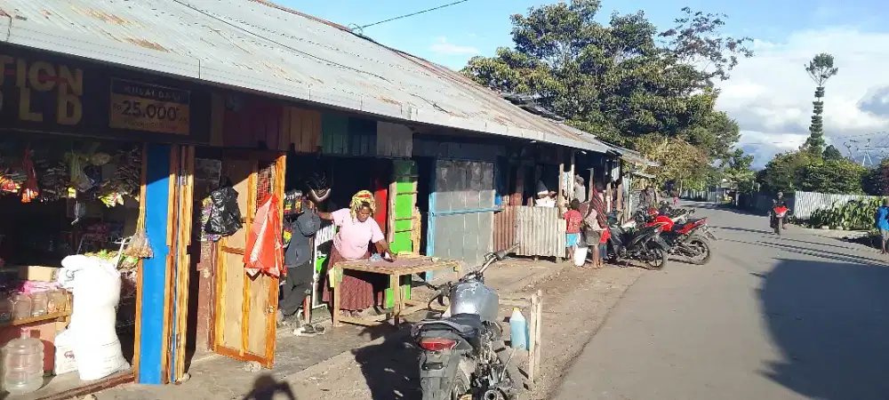Dijual Tanah Strategis 39 × 28m Dekat Pasar Wamena Cocok Usaha & Ruko