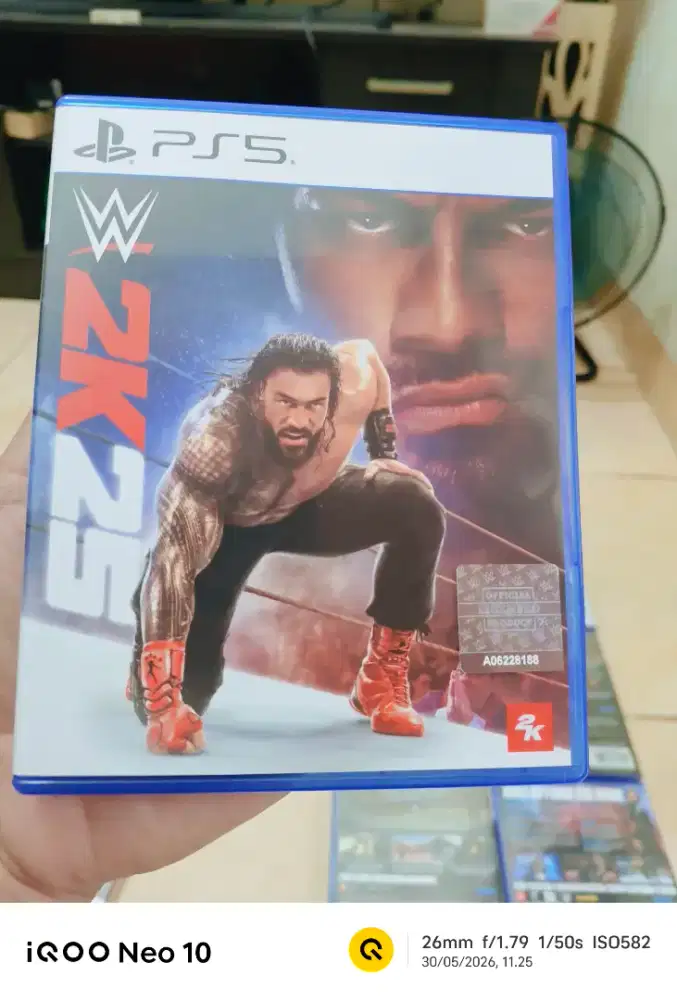 Like New 99% !! Kaset BD PS5 WWE 2K25 Region 3 AsiaGame (sekali pakai)