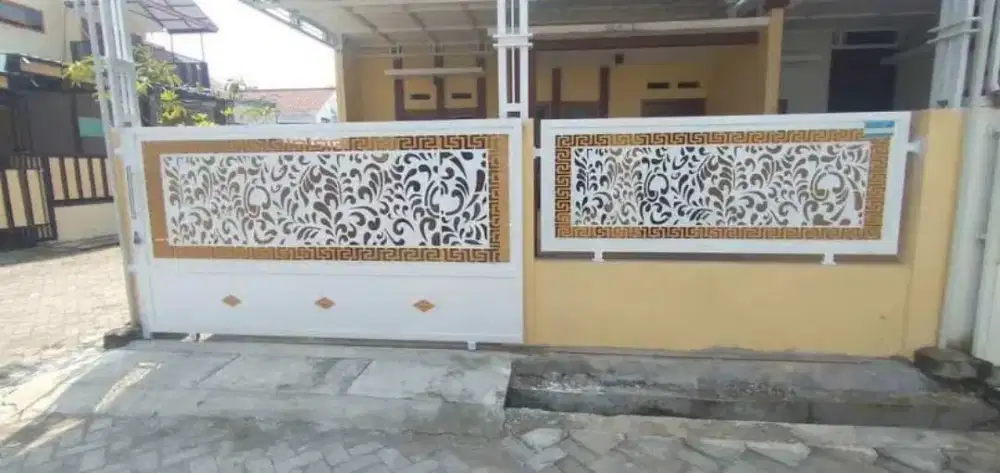 Pintu pagar besi cutting laser