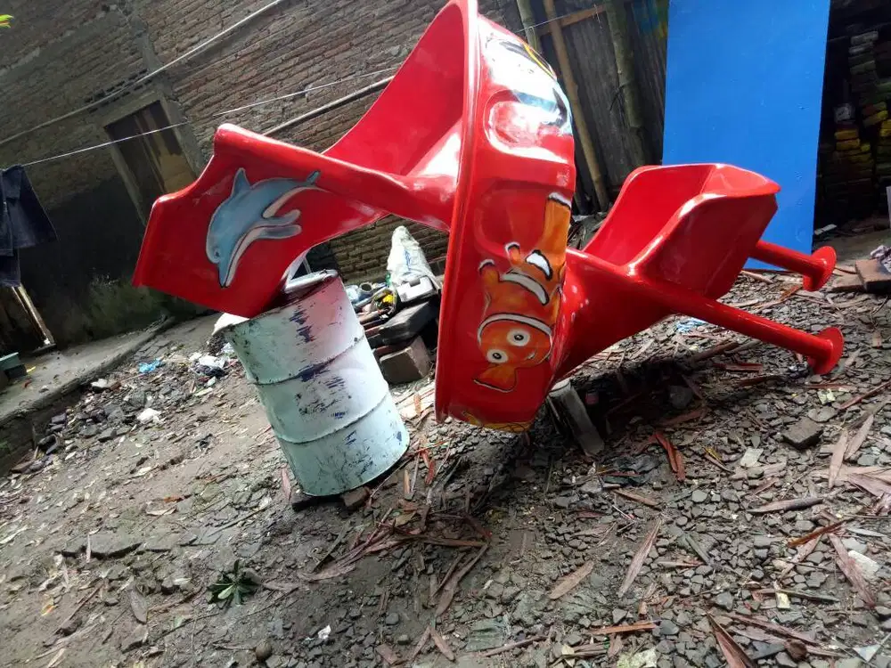 Perosotan spiral fiberglass anak kalimantan