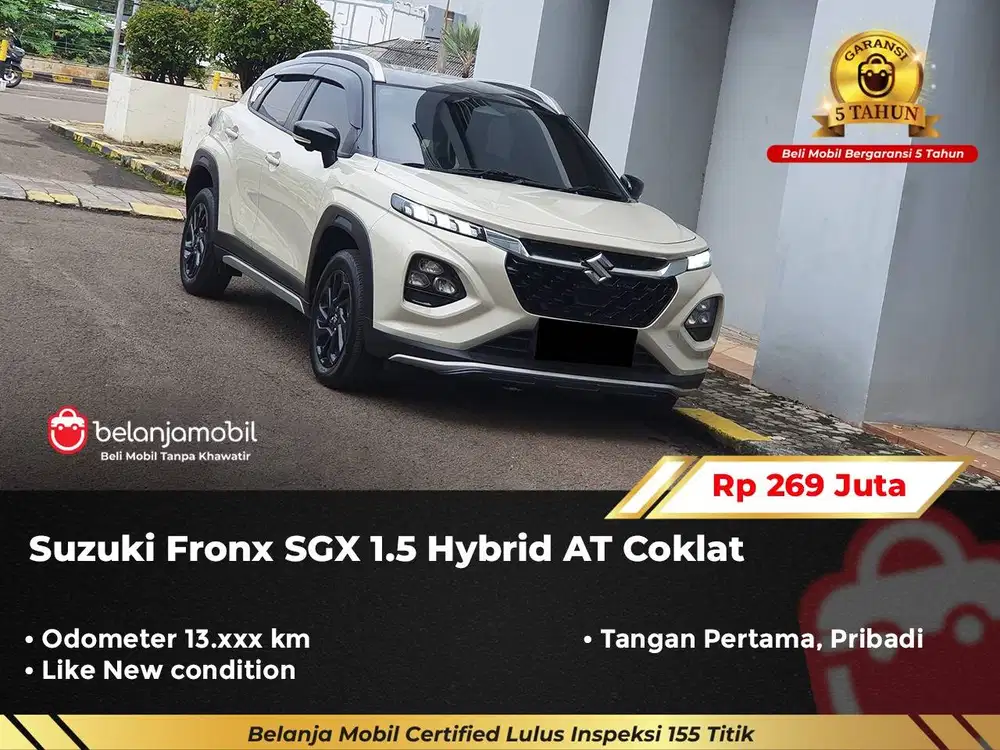 [ KM LOW ] Suzuki Fronx SGX 1.5 Hybrid AT Coklat 2025/2026