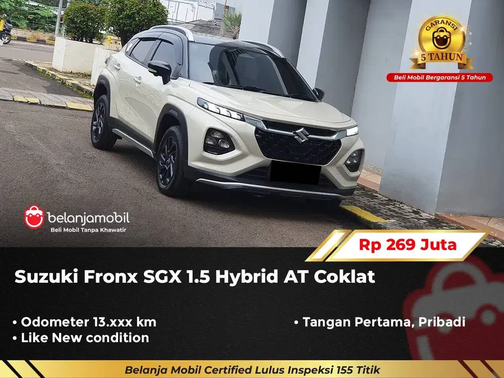 [ KM LOW ] Suzuki Fronx SGX 1.5 Hybrid AT Coklat 2025/2026