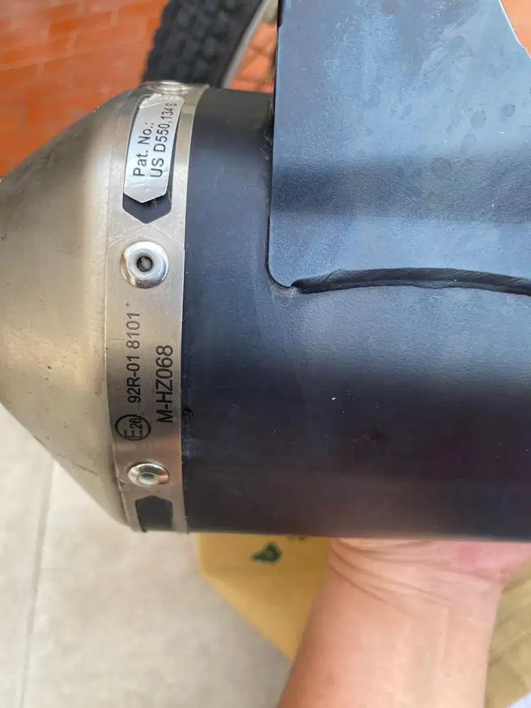 Akrapovic lget slipon buat GTS 150 cc