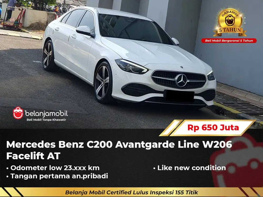 [LOW KM 23RB] Mercedes Benz Mercy C 200 C200 Avantgarde W206 2022/2023