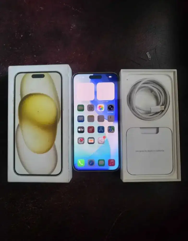 Iphone 15 plus 128gb yellow  ex digimap