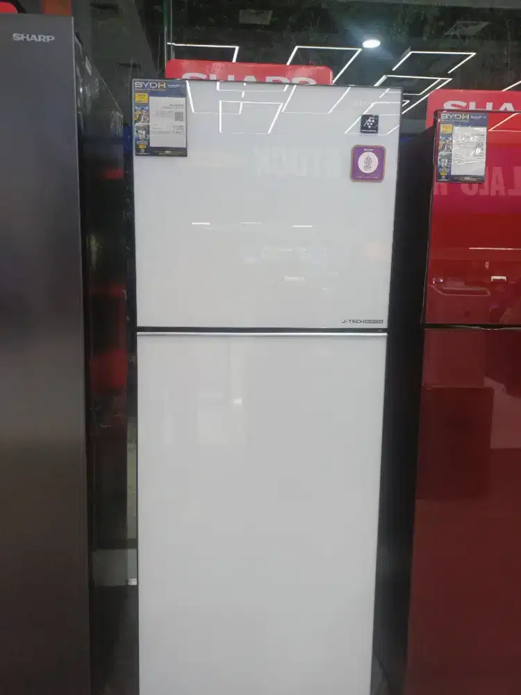 Cicilan tanpa CC DP 0% kulkas Sharp 2 pintu