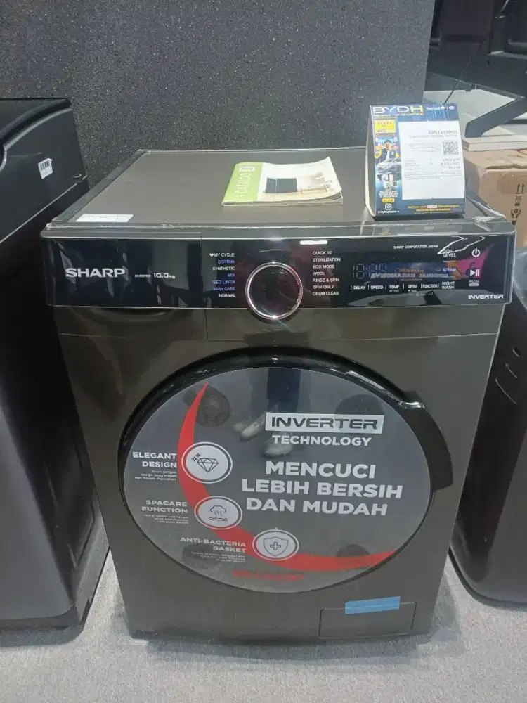 Cicilan tanpa CC DP 0% Mesin cuci Sharp ESFL1410MSX