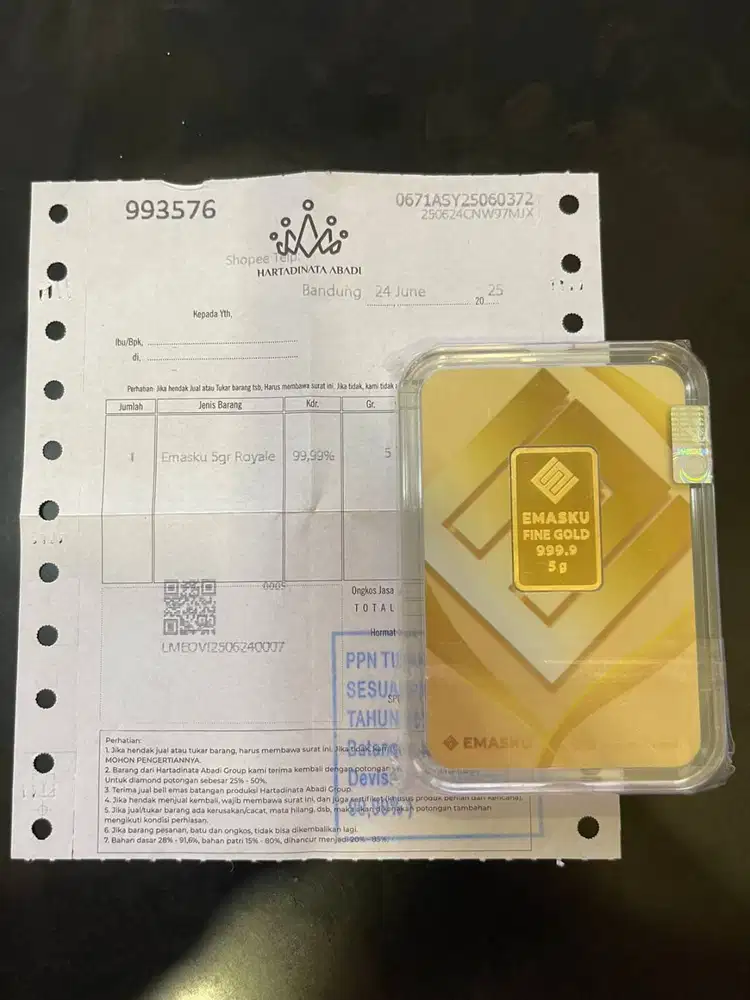 Emas Batangan Emasku 999.9 5 Gram