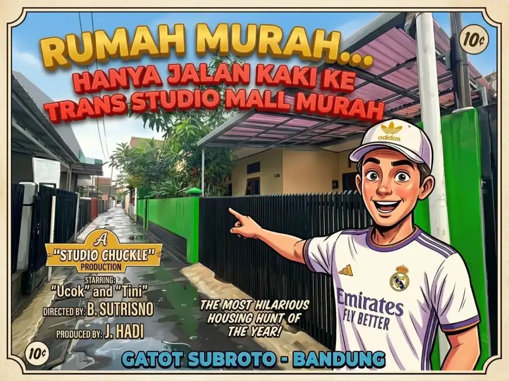 DIJUAL RUMAH DI GATOT SUBROTO, BATUNUNGGAL, BUAH BATU, BANDUNG KOTA.