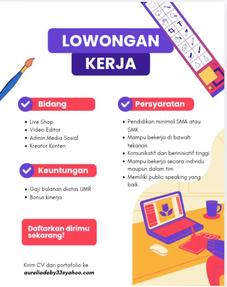 Lowongan host live shop