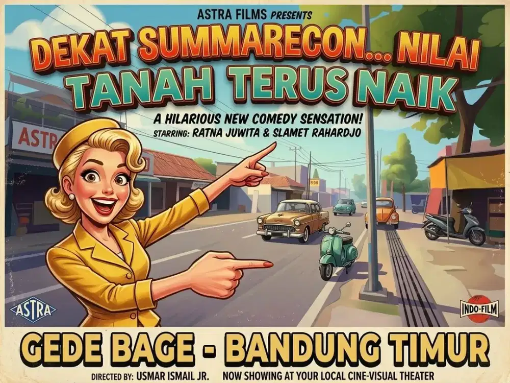 DIJUAL TANAH  DEKAT KE SUMMARECON BANDUNG, GEDEBAGE, DARWATI, CIWASTRA, BANDUNG TIMUR.