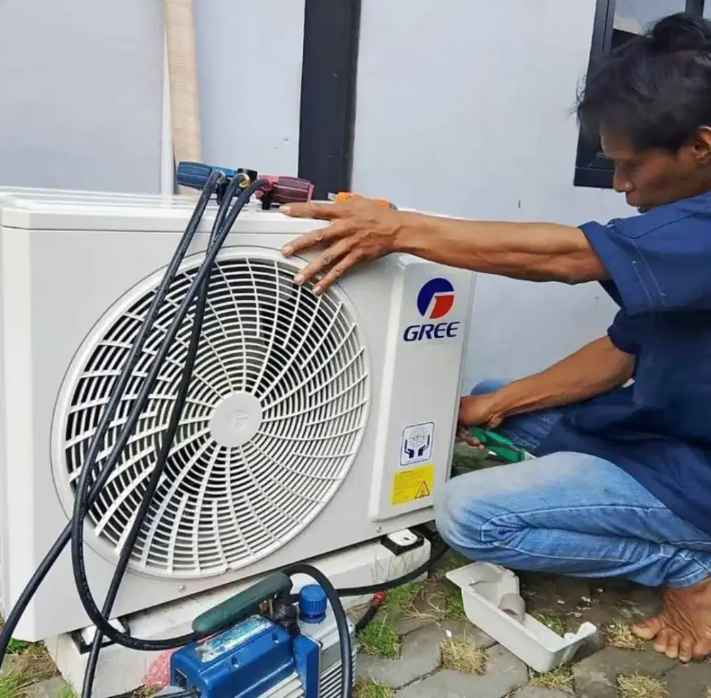 Bongkar/pasang Ac, cuci, serpis ac dll