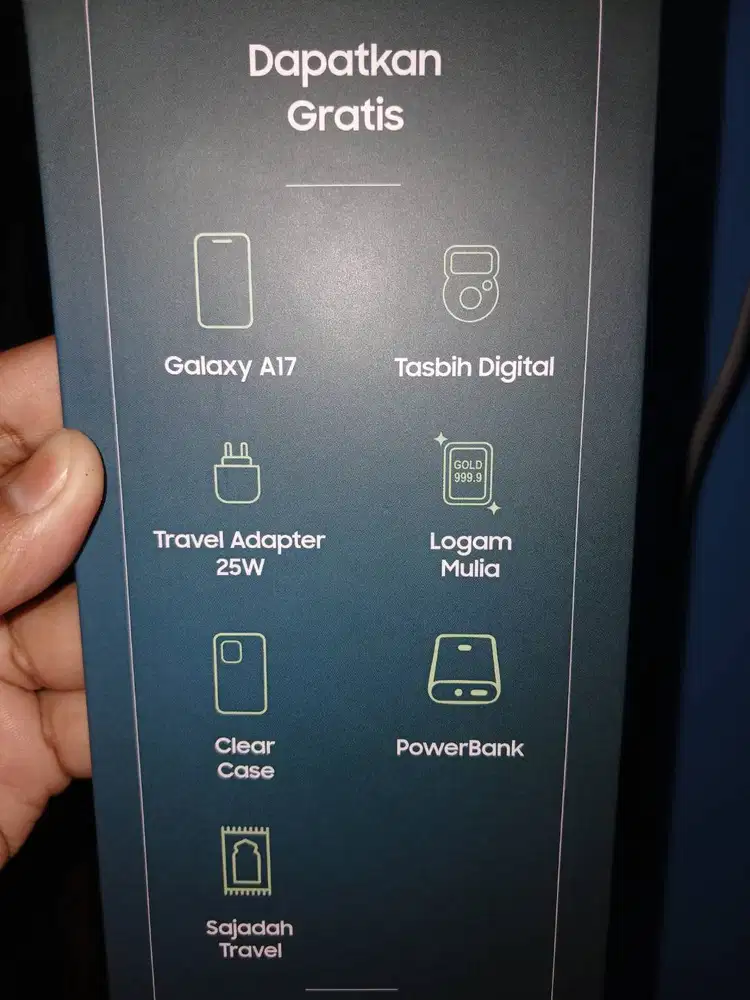 Samsung Galaxy A17 8/128GB Special Hari Raya Package - Light Blue