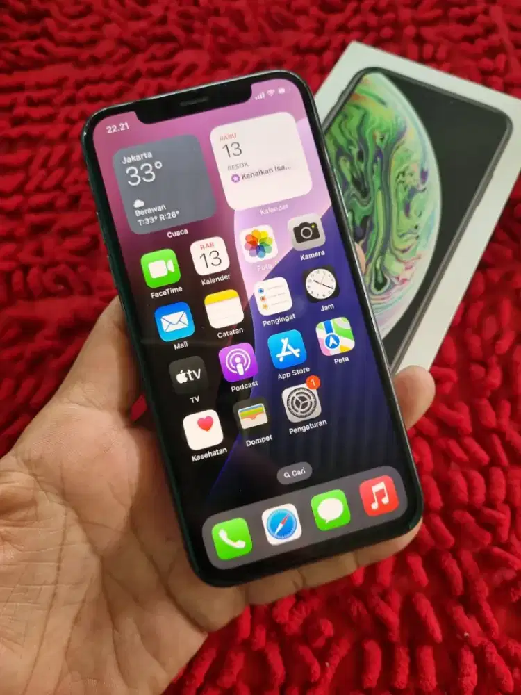 Iphone XS 256 gb mulus fullset all op Djamin aman