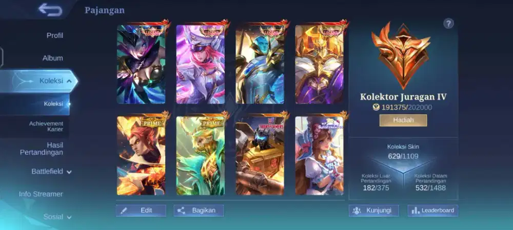 AKUN Mobile Legend 2018