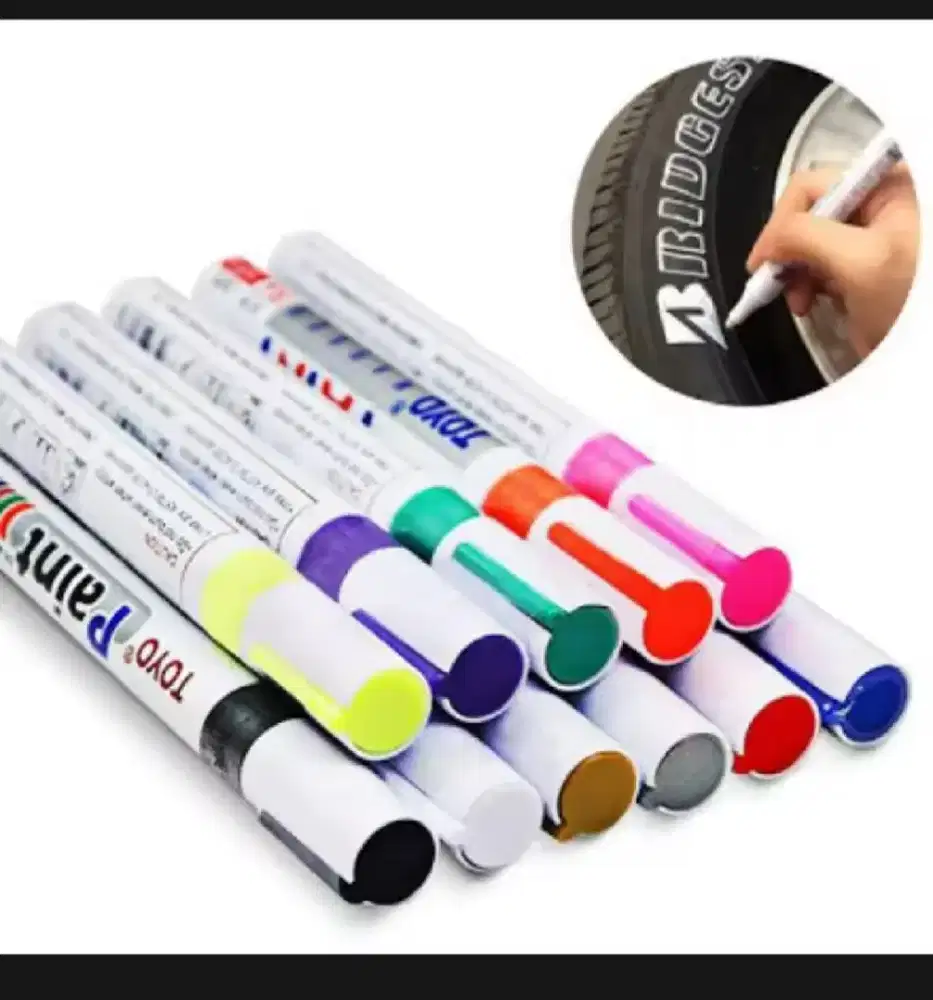 Spidol ban toyo paint permanent warna warni