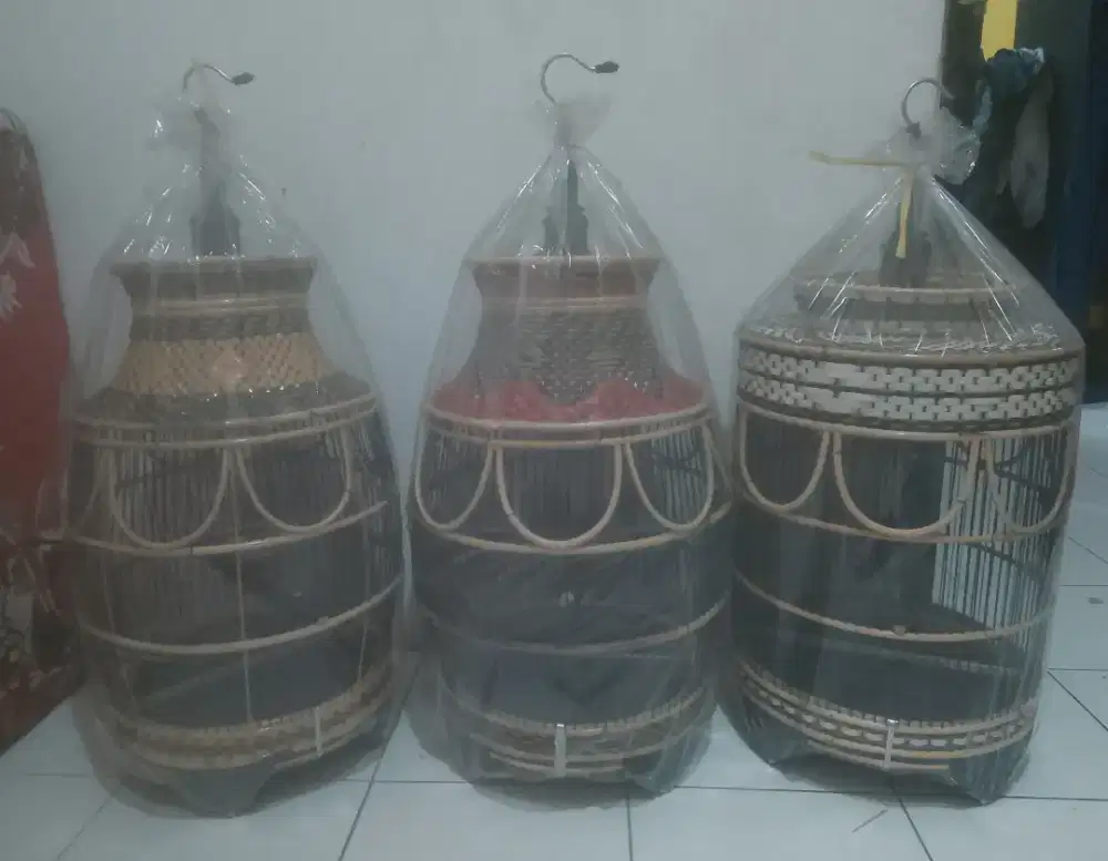 sangkar perkutut rajut pondok cabe