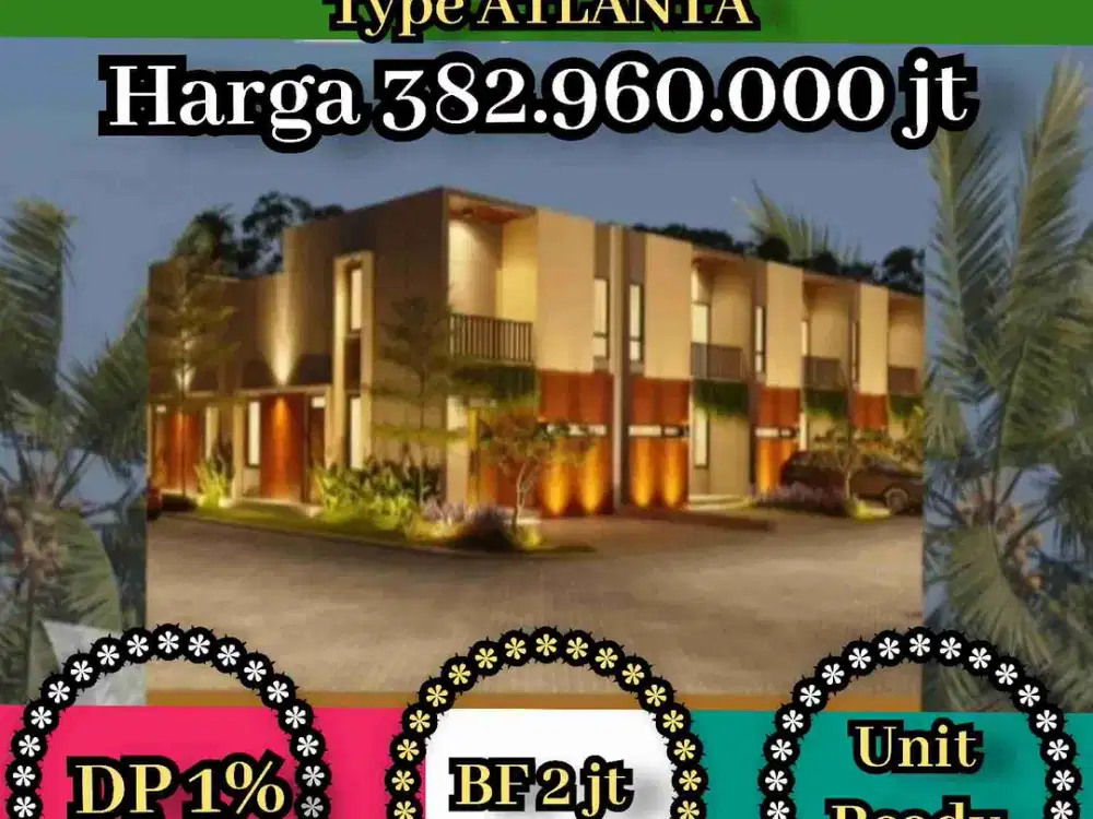 Taman Sepatan Grande Hunian Asri Pinggir Danau, Harga 382 jt