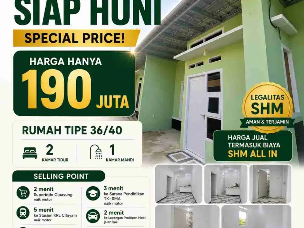 Ready stock sisa 1 Unit lagi..dekat angkot 07..
