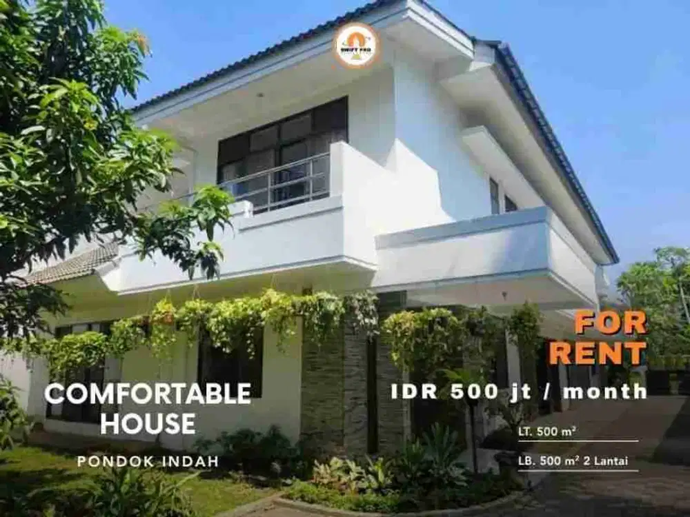 Disewakan Rumah 2 Lt Bukit hijau pondok indah jakarta selatan