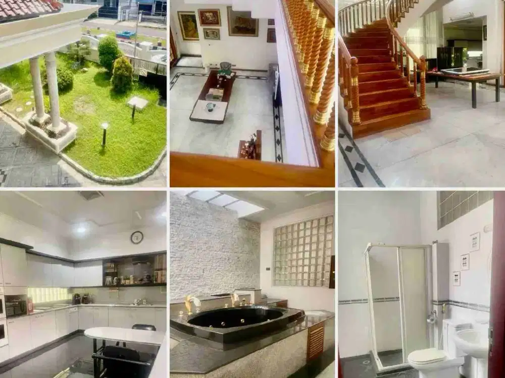 Rumah Mewah 2 Lt Hitung Tanah Murah Raya Margorejo Indah