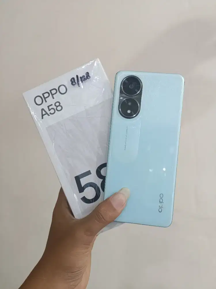 Oppo A58 (8/128), Lengkap Fullset Minus Pemakaian Saja