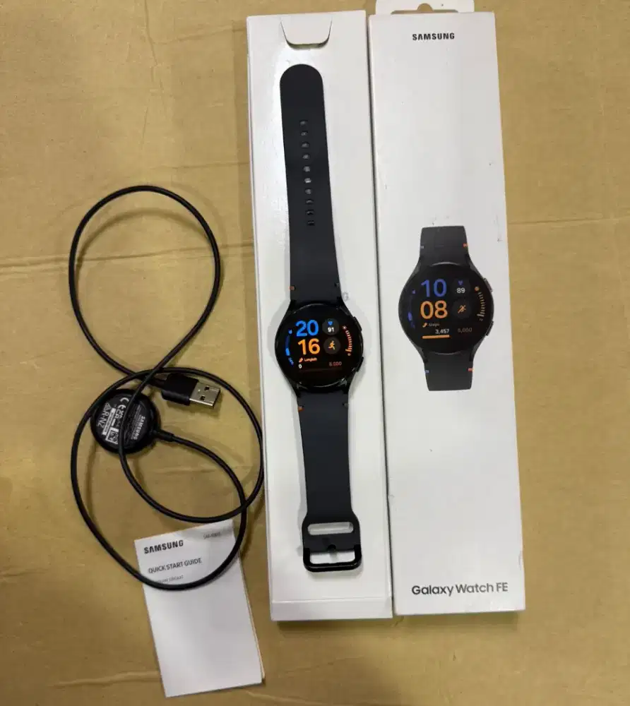 Samsung Galaxy Watch FE 40mm Fullset Mulus Bekas Pakai