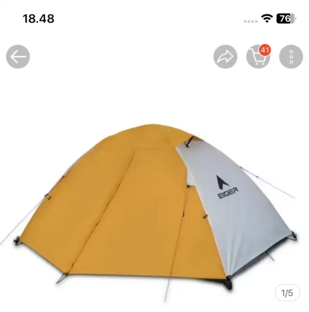 Tenda eiger hornbill kap 2p
