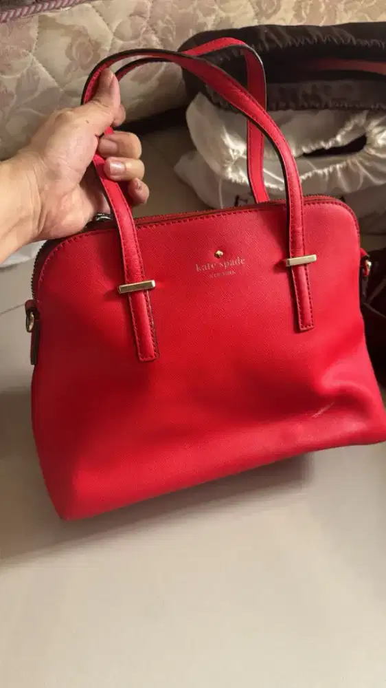 Tas Kate Spade Merah Original