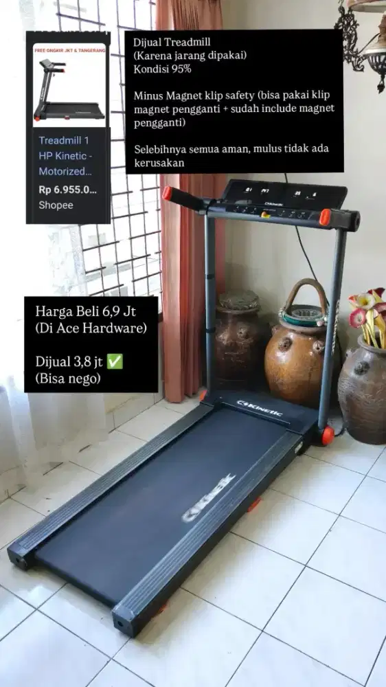 Jual Alat Olahraga Treadmill