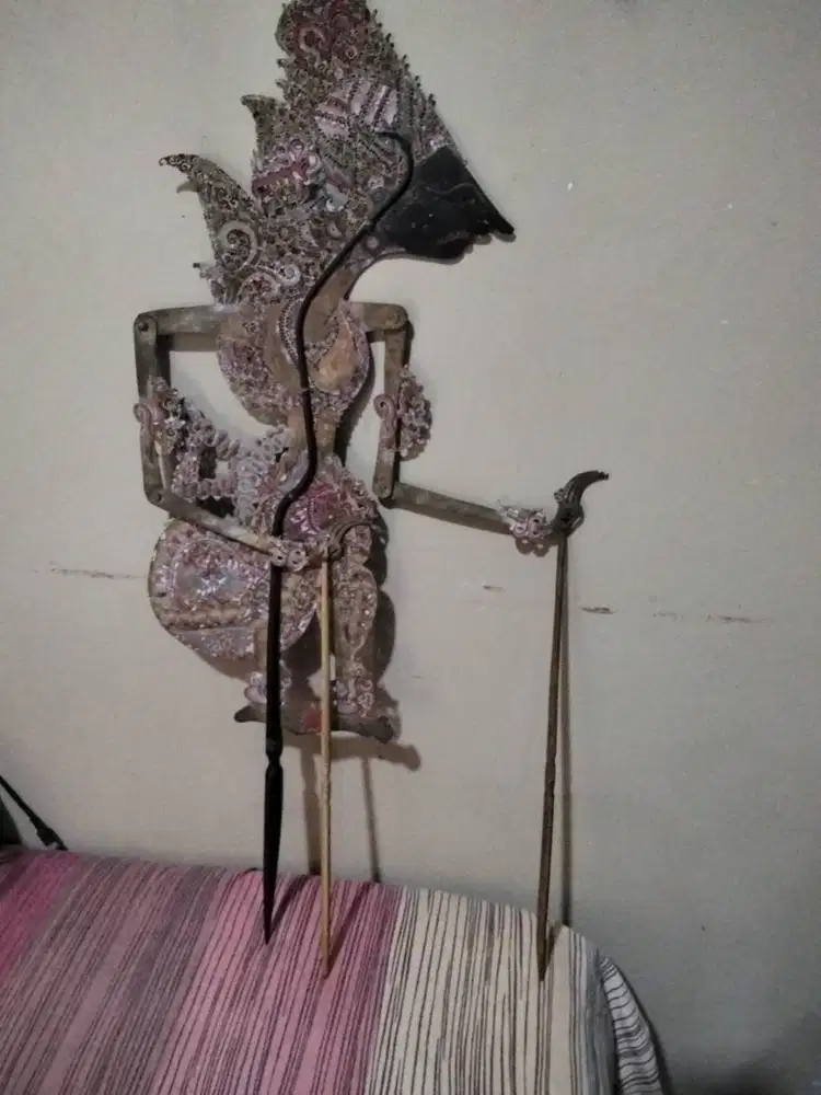 Wayang kulit asli kulit sapi/kerbau bisa cek