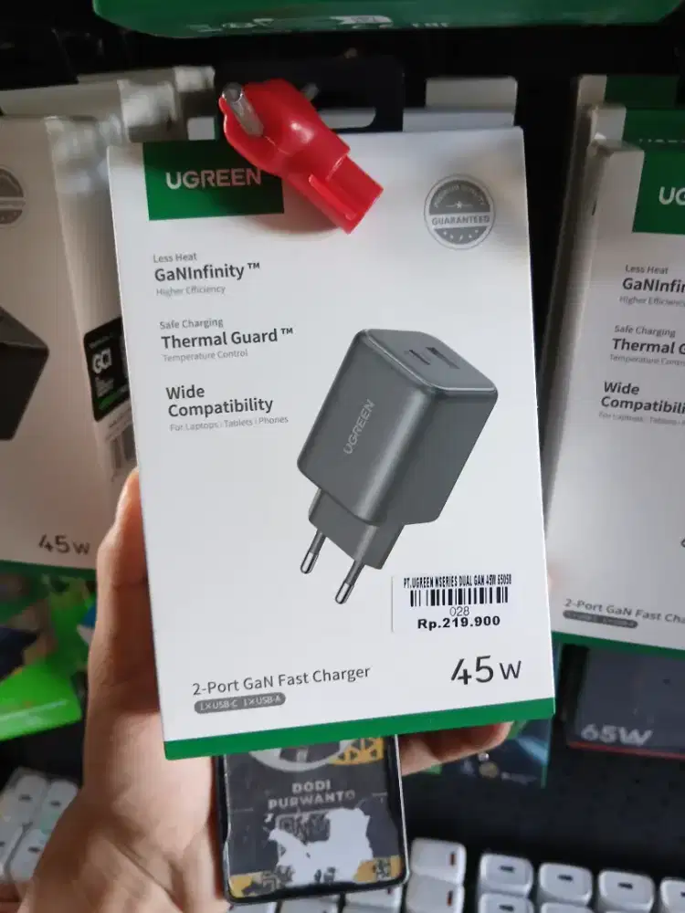 UGREEN NSERIES DUAL GAN 45W 65058
 |ATLANTIS DAHSYAT