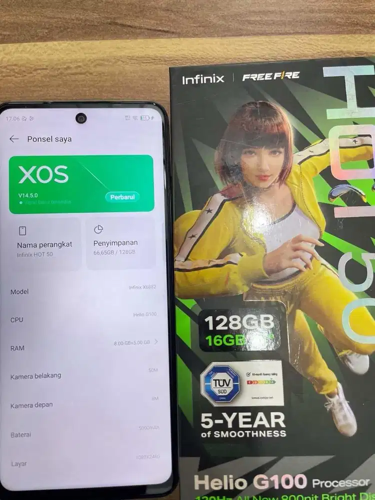 Di jual hp infinix hot 50