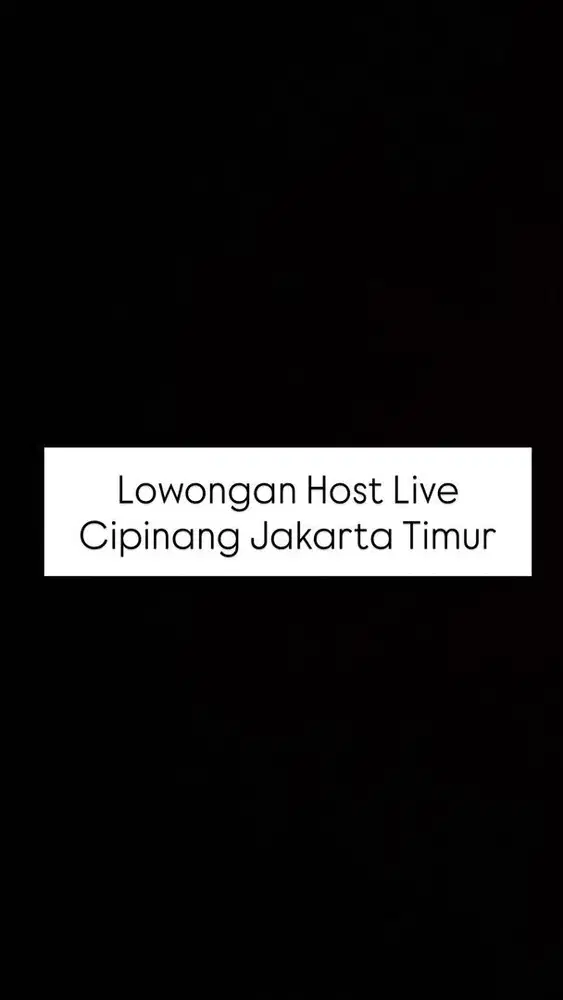 Lowongan kerja host live produk kecantikan