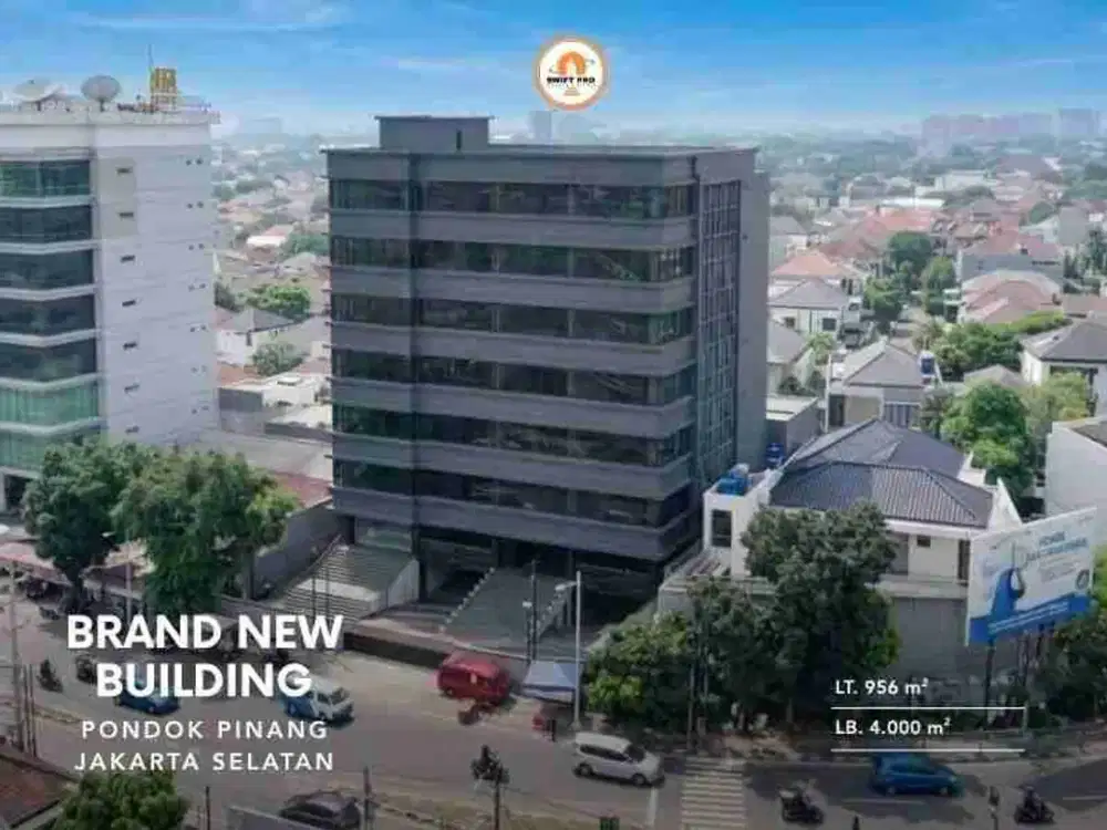 Dijual Gedung Perkantoran Brand New 8 Lantai Pondok indah jakarta selatan