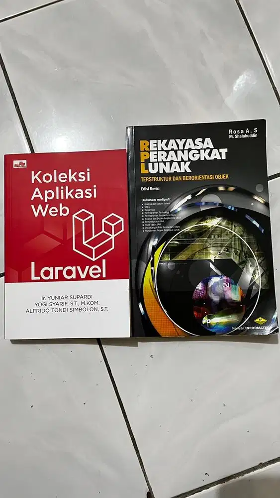 Buku RPL dan Koleksi Aplikasi Web Laravel
