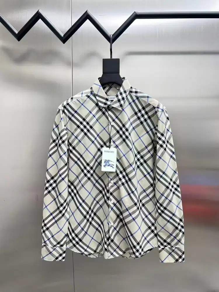 Burb*rry Long Sleeve Checked Shirt