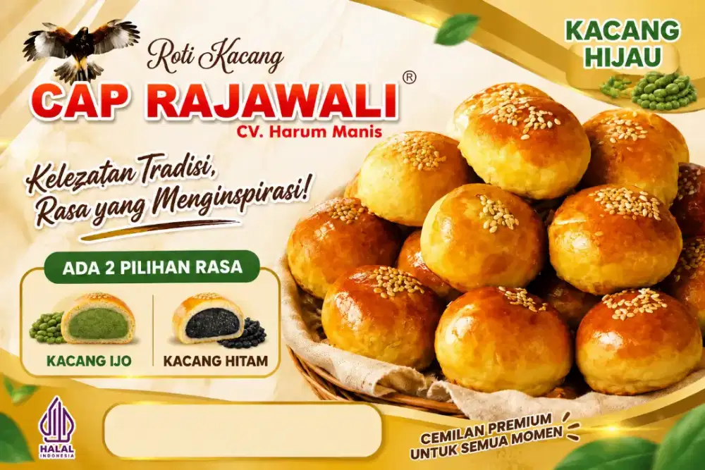 ROTI KACANG RAJAWALI KHAS TEBING TINGGI