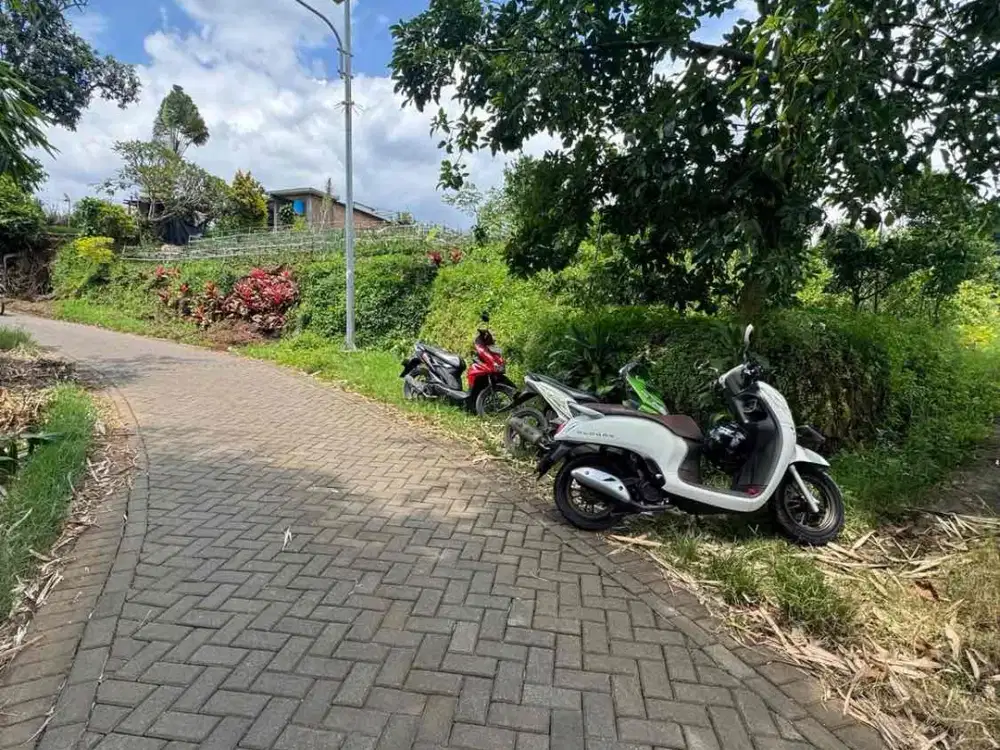 tanah villa kebun murah di kota batu view pegunungan