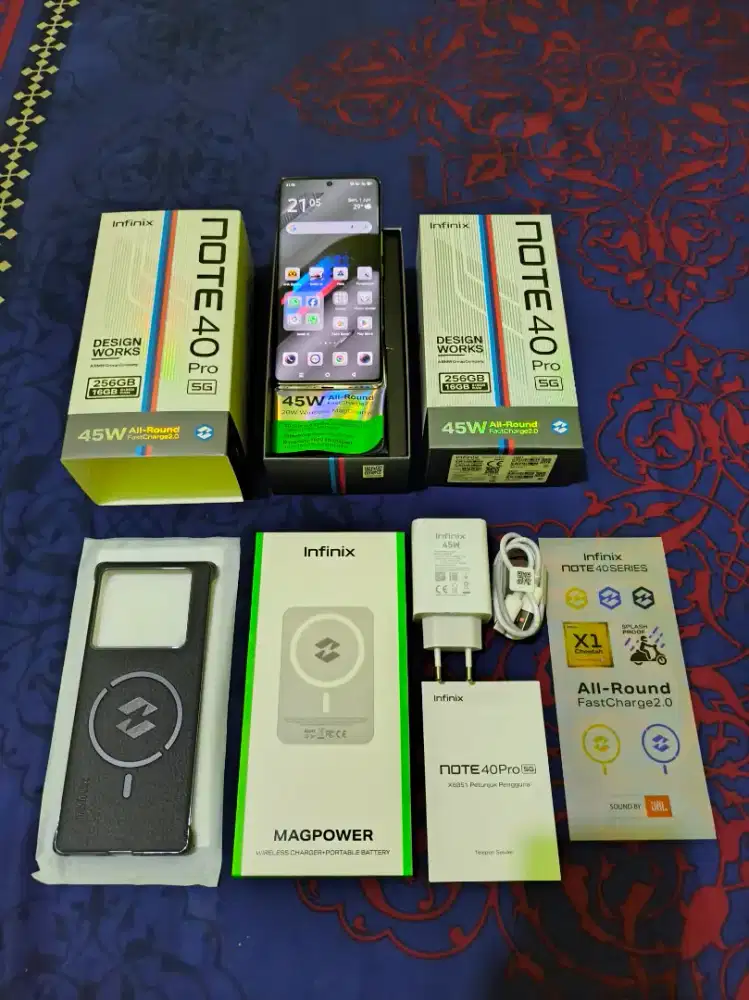 Infinix Note 40 Pro 5G BMW Racing Edition NFC RAM 8+8/256GB Fullset