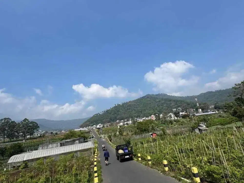 tanah villa mewah view pegunungan di kota batu