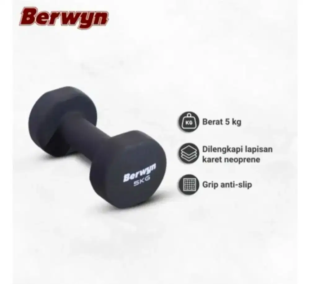 DUMBBELL BERWYN NEOPRENE 5KG