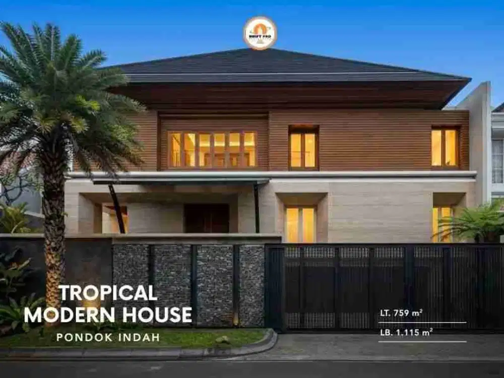 Dijual Rumah lux brand new 3 Lt pondok indah jakarta selatan