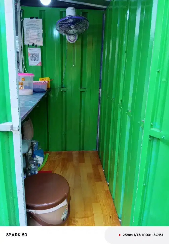 Booth kontainer bisa nego