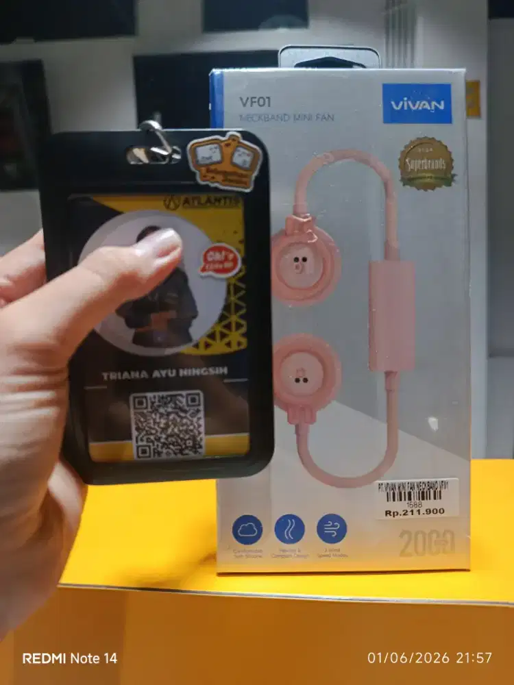 PT VIVAN MINIFAN NECKBAND | ATLANTIS DAHSYAT
