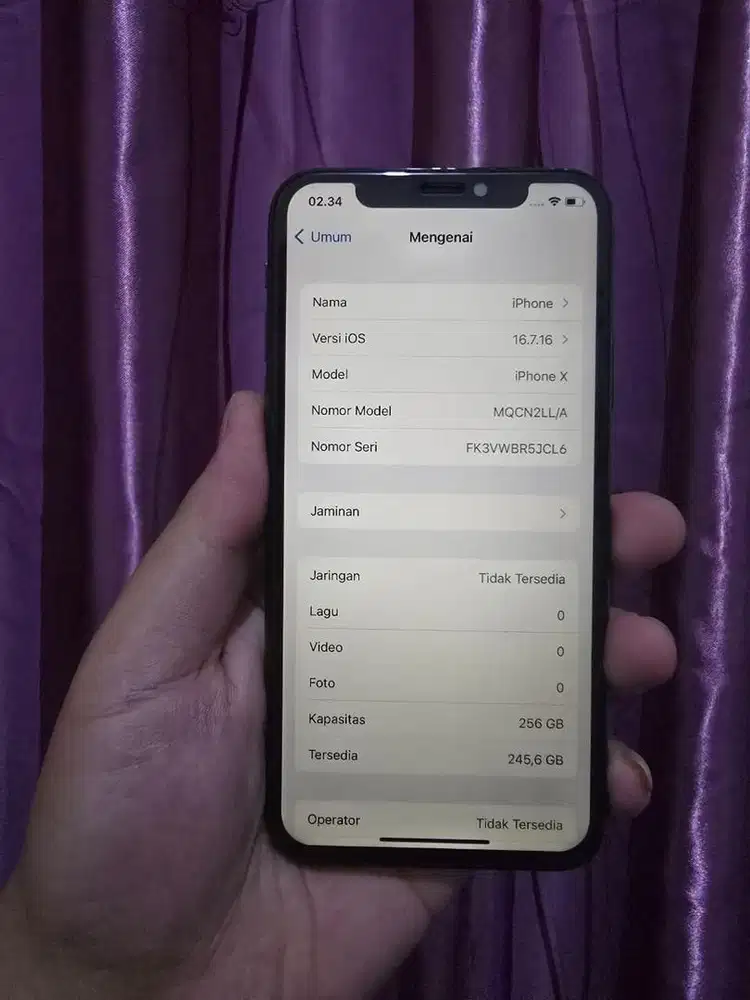 fs iphone x 256gb