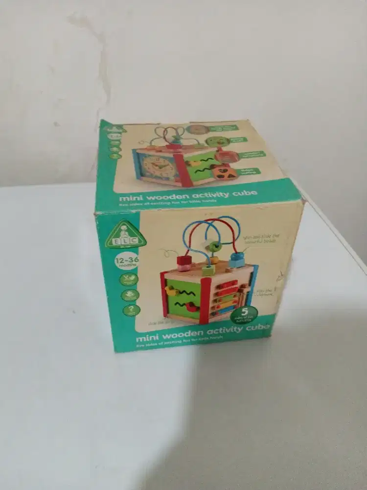 ELC Mini Wooden Activity Cube