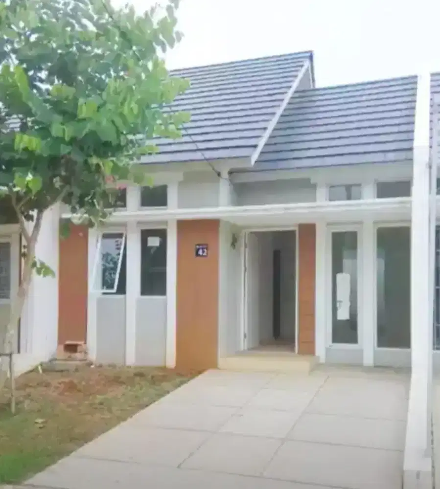 DISEWAKAN RUMAH BARU THE RIVER - SAMPING STASIUN KRL PARUNGPANJANG